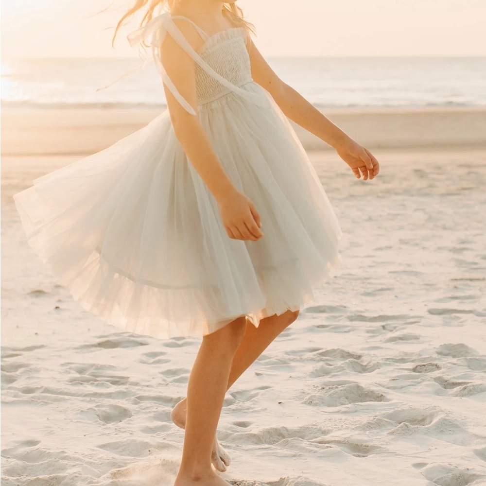 Indie Blue Girls Size 8 Tulle Dress